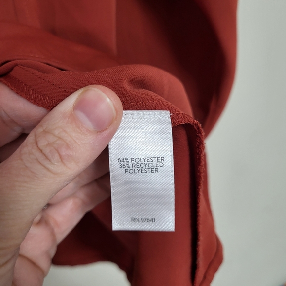 J. Jill Wearever Collection easy wear burnt orange top sz XL TALL - Picture 6 of 6